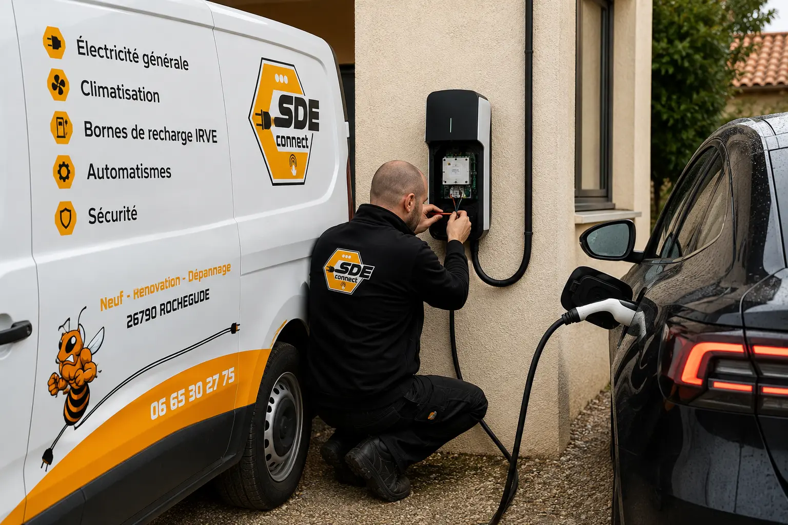Bornes de recharge IRVE